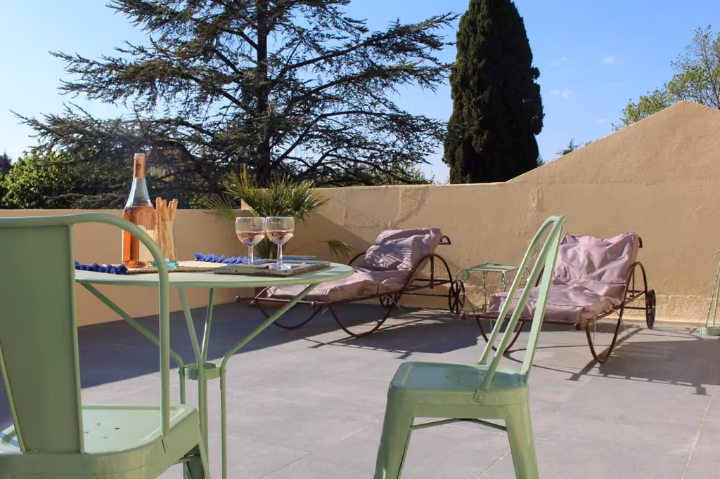 Terrazza con vista della struttura